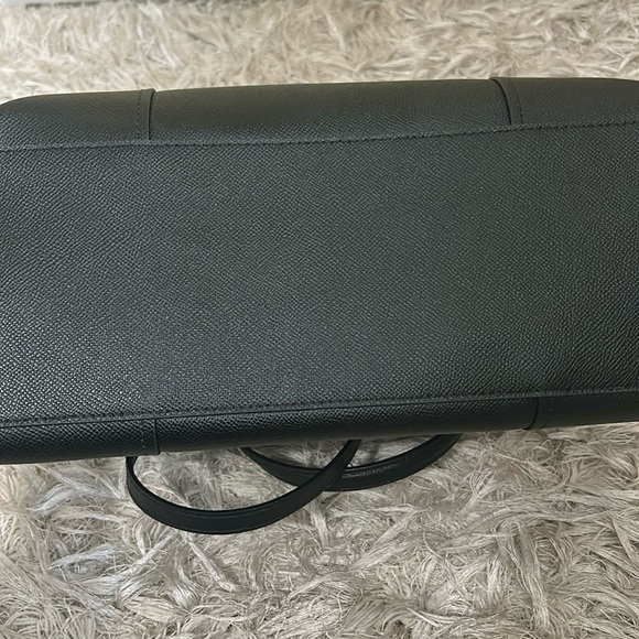 Furla Vittoria Black Calfskin Leather Medium Tote Bag in Nero $388 SOLD OUT - Picture 10 of 12